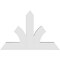 Ekena Millwork Richland Architectural Grade PVC Gable Bracket, 48"W x 32"H x 4"D x 6"F, 16/12 Pitch GBP048X32X0406RIC00 - alternate 3